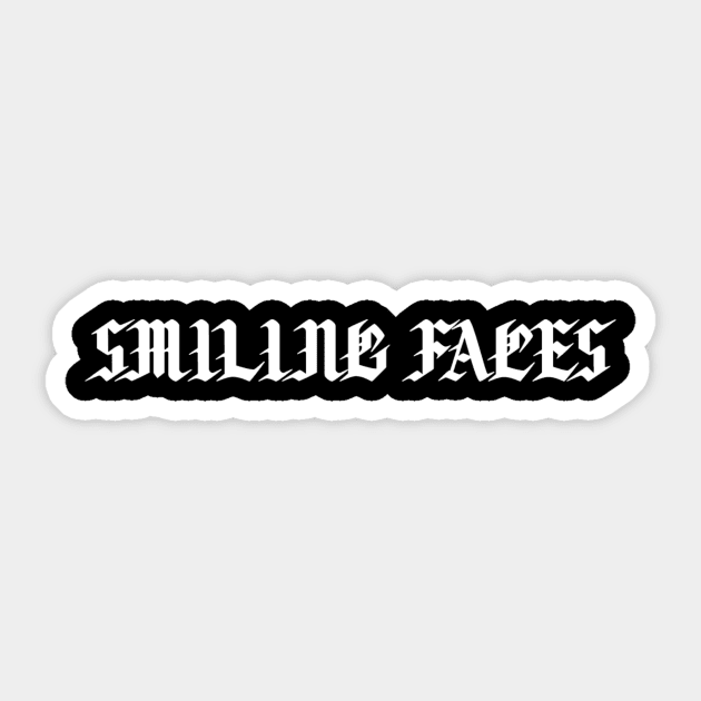 W3IRD GVNG "SMILING FACES" (V3) Sticker by KVLI3N